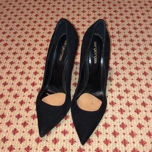 sergio rossi black textured pumps size 39